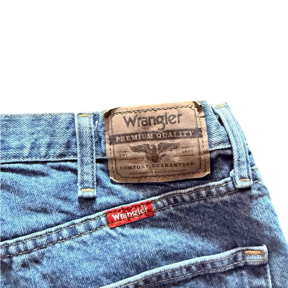 SOLD ON DEPOP 💙 Vintage Wrangler 90s Regular Fit Jeans – 34x29 – 100% Cotton - Picture 4 of 4